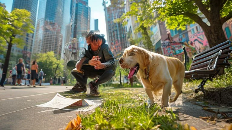 Caça ao Tesouro Urbana com Seu Cão Explorador