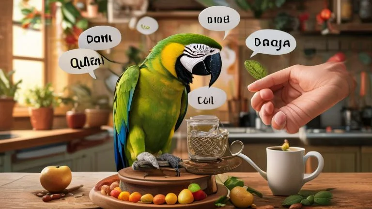 Ensine Papagaio a Falar Palavras do Dia a Dia