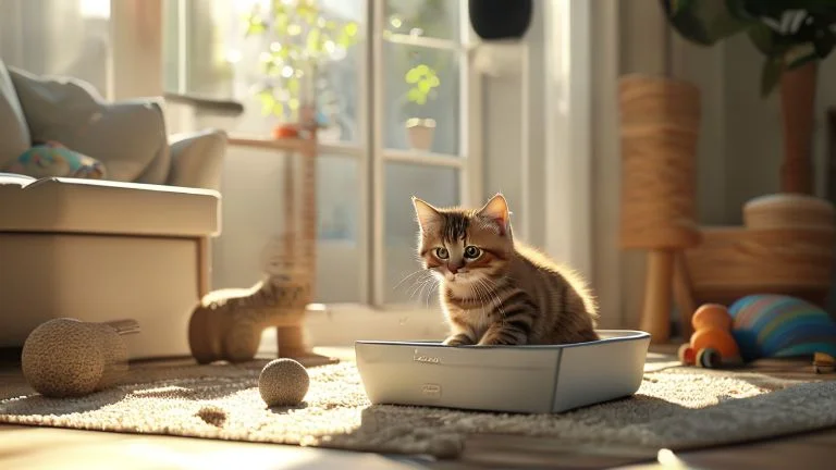 Treine Seu Gato na Caixa de Areia Sem Acidentes