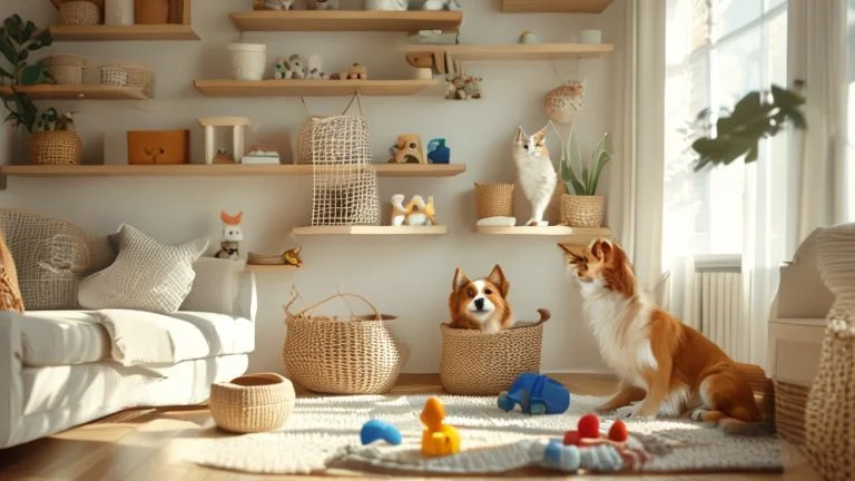 Organize Brinquedos Pet na Sala Sem Bagunça