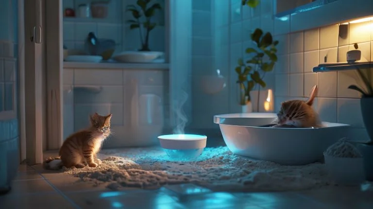Como Treinar Gatinhos no Banheiro à Noite