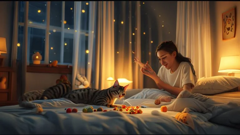 Pare Miados Noturnos com Reforço Positivo