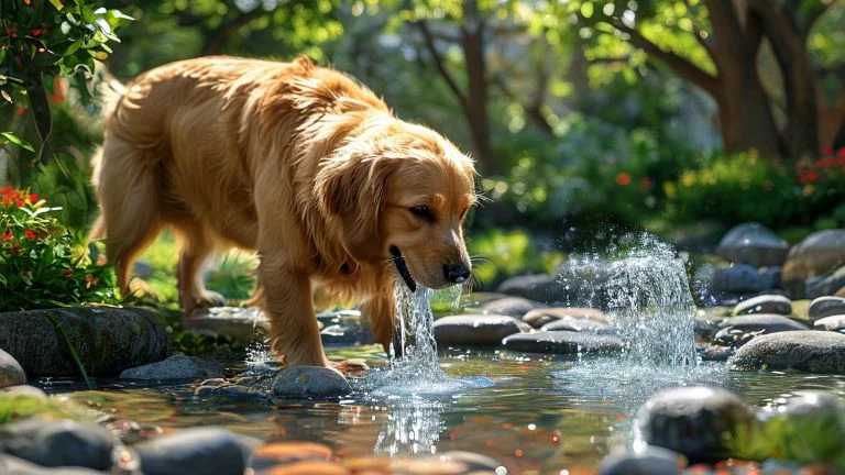 Água Irresistível para Cães Sedentos no Calor