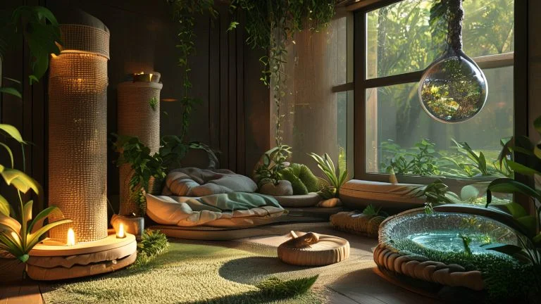 Espaços Zen para Gatos Estressados no Dia a Dia