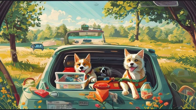 Prepare seu pet para viagens longas de carro