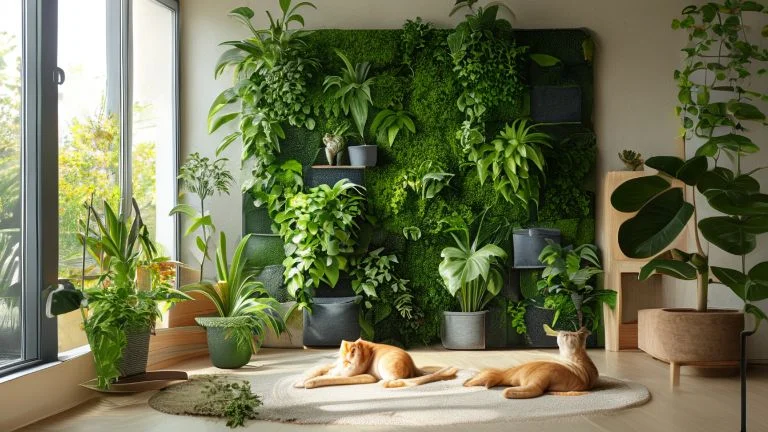 Jardins Verticais Perfeitos para Apês com Pets